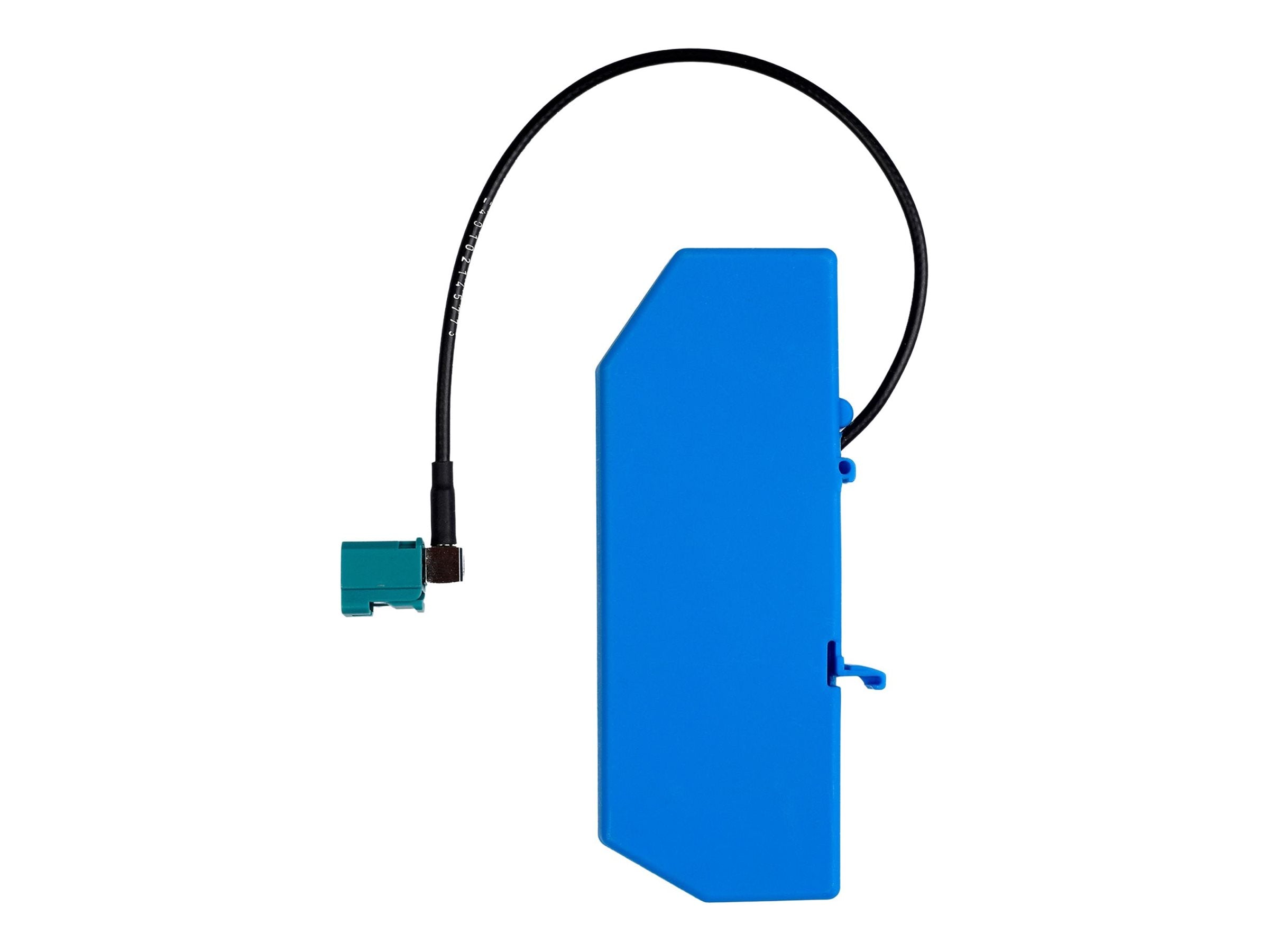 Vorderansicht der PUC ATTB Geräteantenne GSM UMTS LTE WLAN 023m RG174 FAKRA f -Z Winkel drehbar