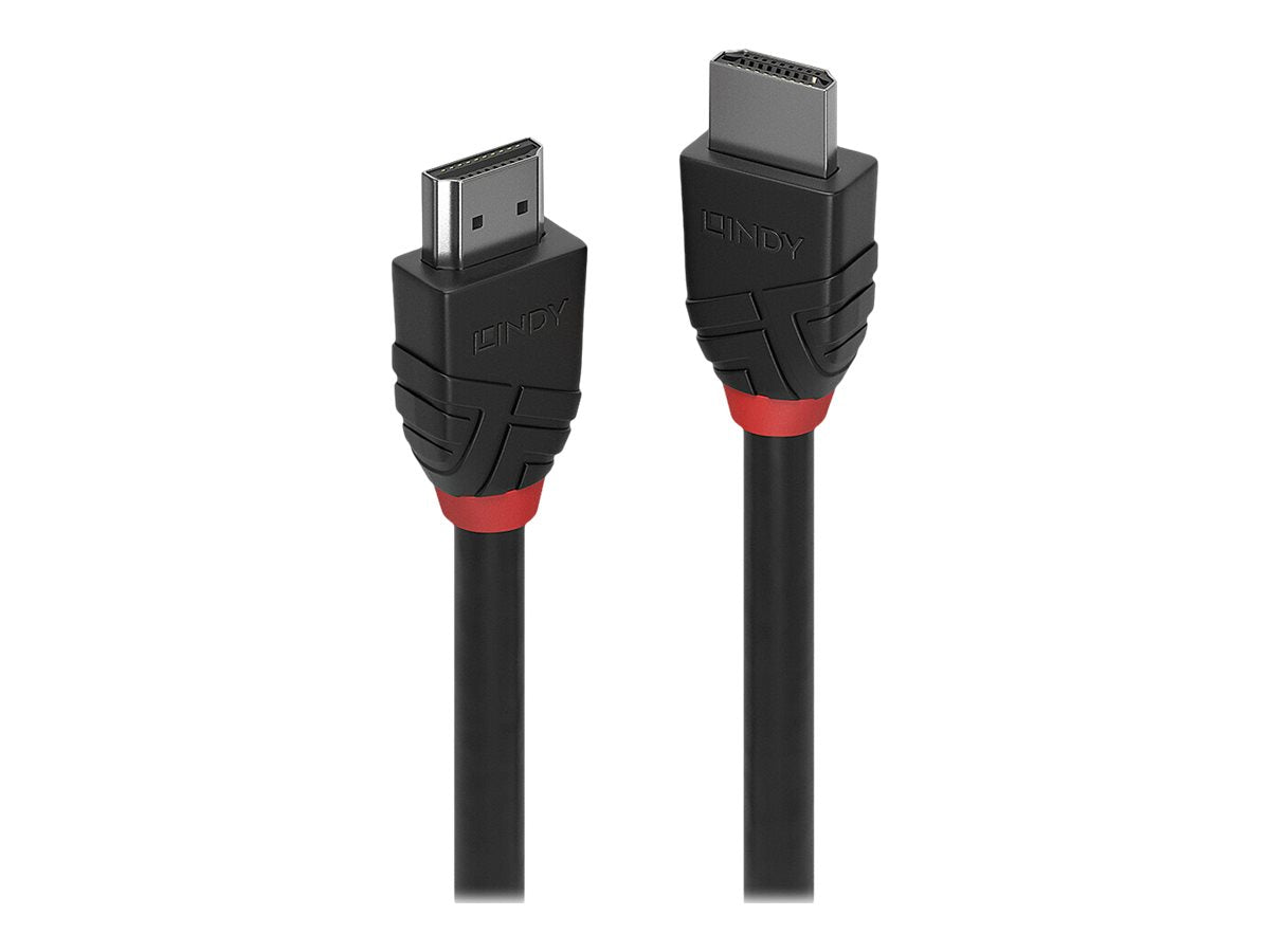 LINDY 3m 8K60Hz HDMI Cable Black Line - Detailansicht