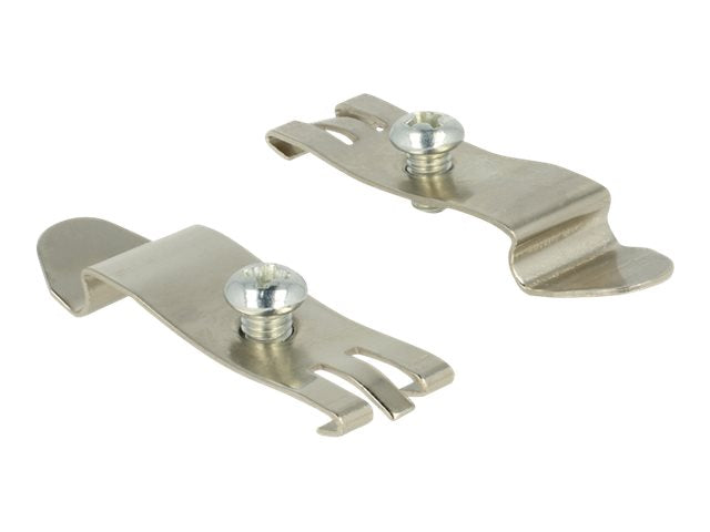 DELOCK Netzwerk Desktop Patchpanel Hutschienen Halterung - Verpackung