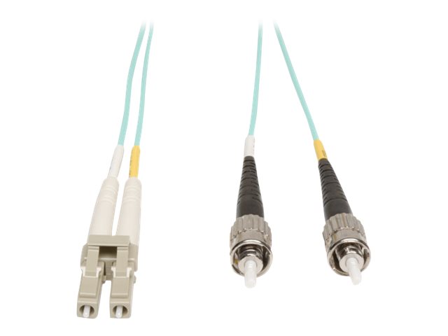 EATON TRIPPLITE 10Gb Duplex Multimode Fiber Patch Cable LC/ST - Aqua 5M Vorderansicht