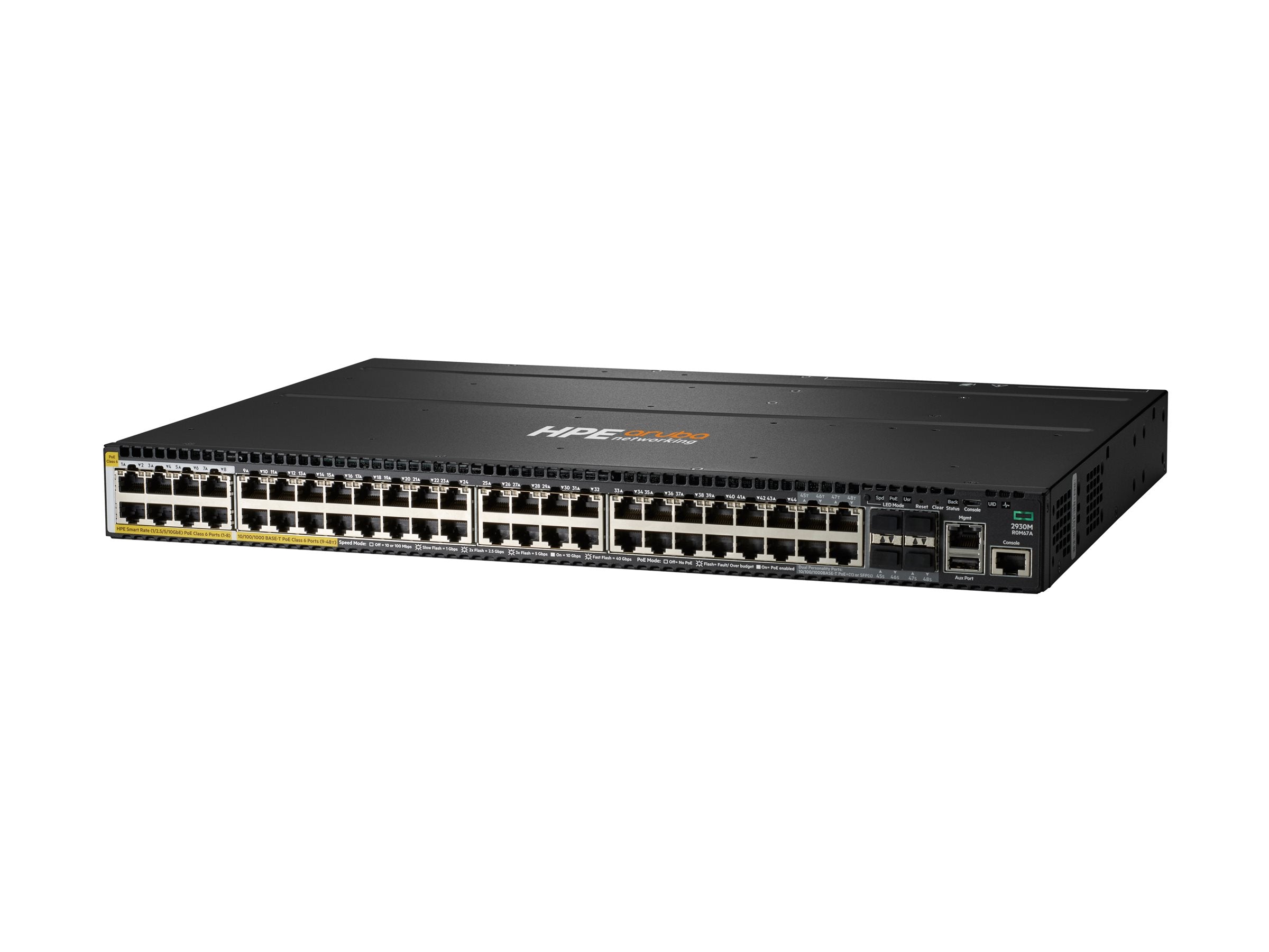 ARUBA HPE Aruba 2930M Switch 40G Vorderansicht