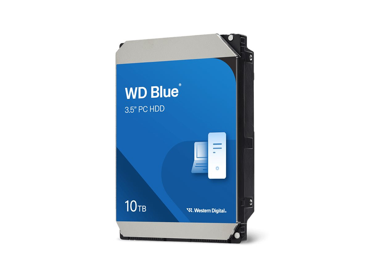 WD Blue 10TB SATA 6Gb/s HDD Desktop - Vorderansicht