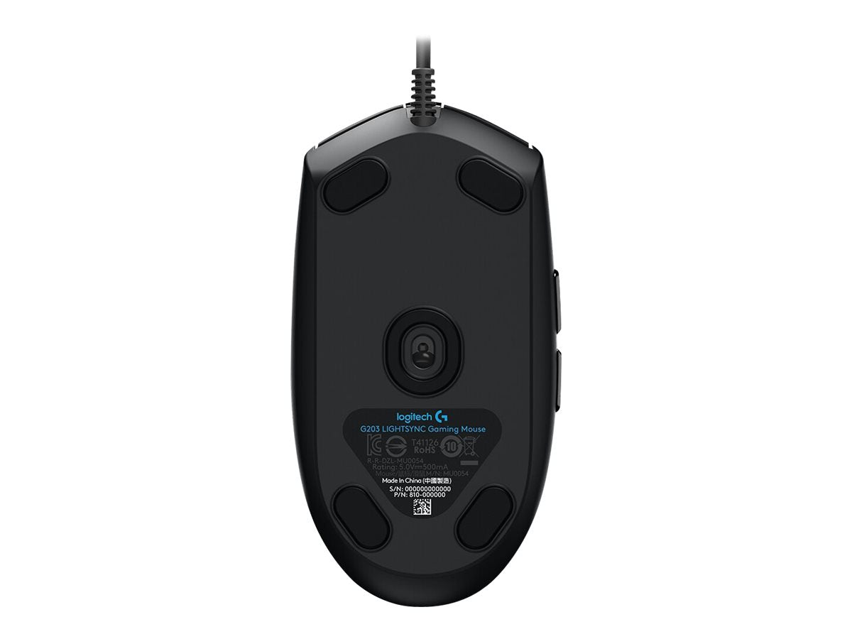 LOGITECH Gaming Mouse G203 LIGHTSYNC Mouse optical 6 buttons wired USB lilac for Komplett Epic Gaming PC a125