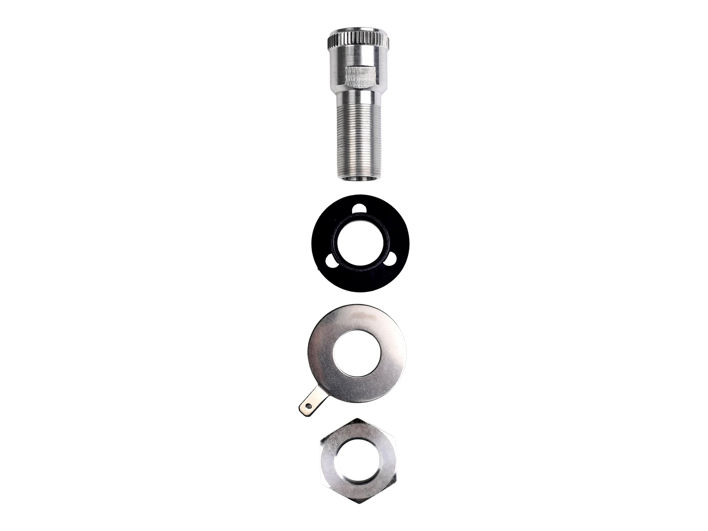 PUC ATTB Gewindeverlängerung ALU 56 mm M14/M18 mit Mutter - Vorderansicht