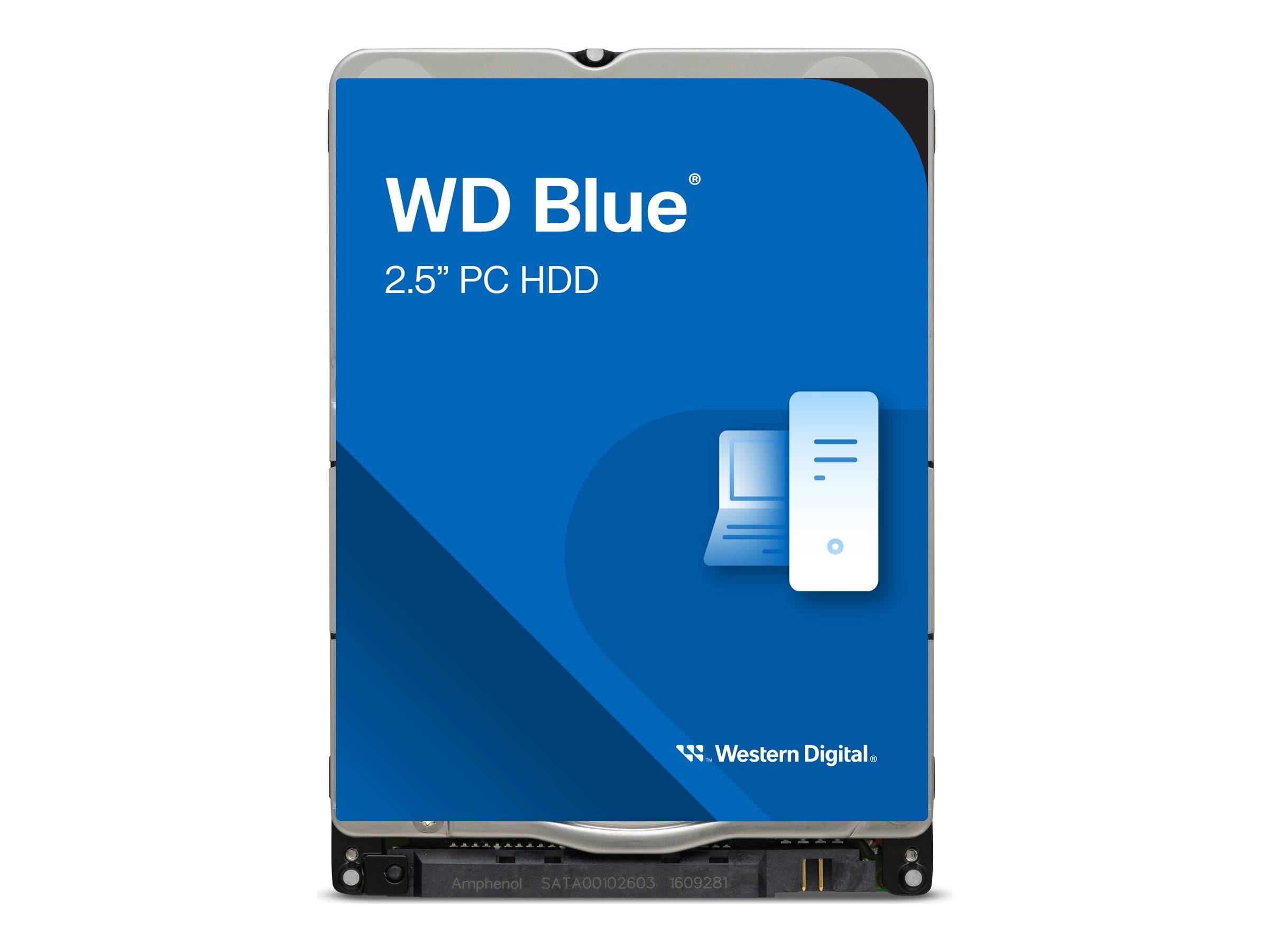 WD Blue Mobile 2TB HDD Vorderansicht