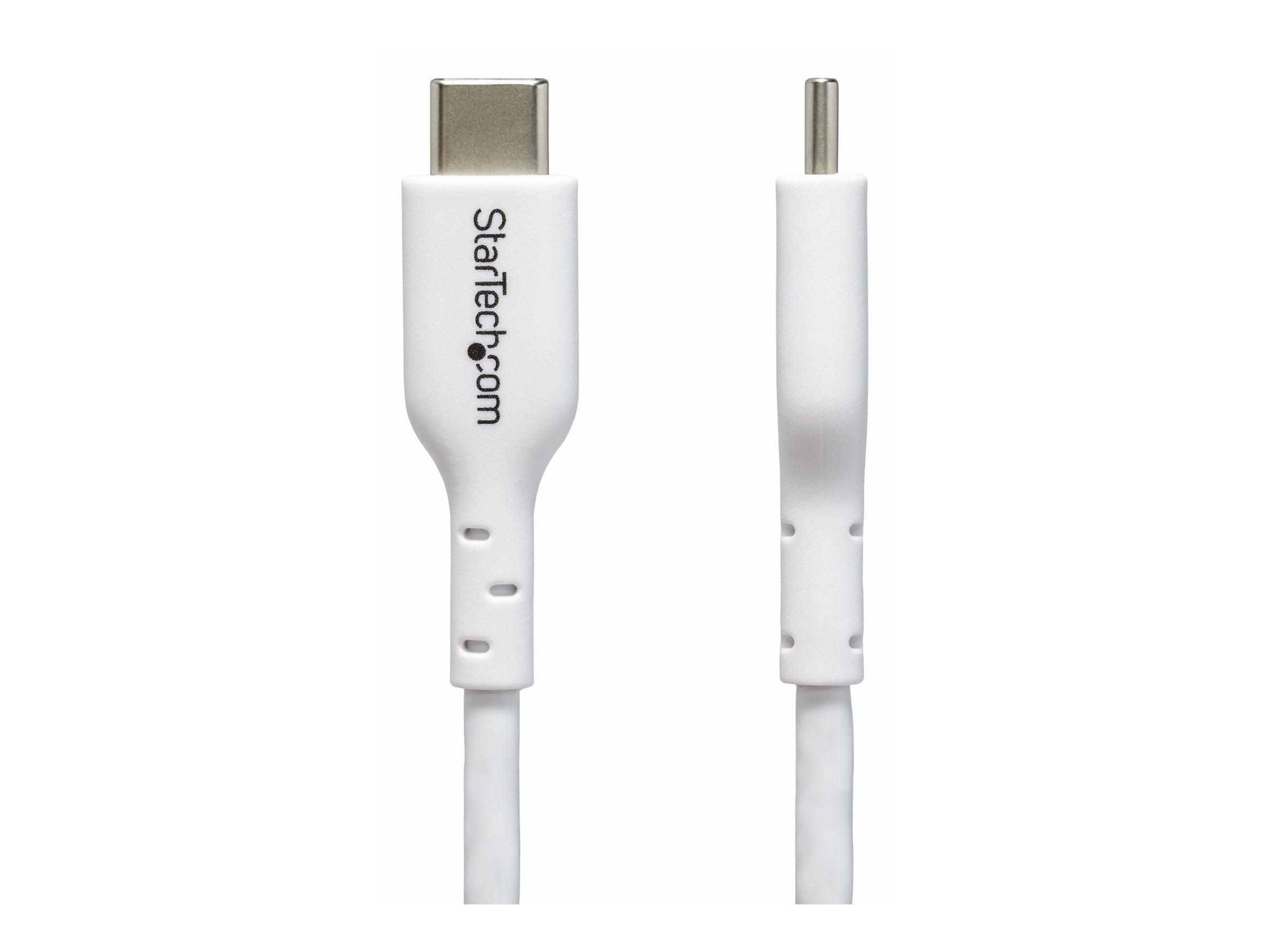 STARTECH.COM 1m USB-C Schnellladekabel USBC Kabel USB 2.0 Typ-C Laptop Ladekabel 60W Power Delivery USB-C auf USB-C Weiss