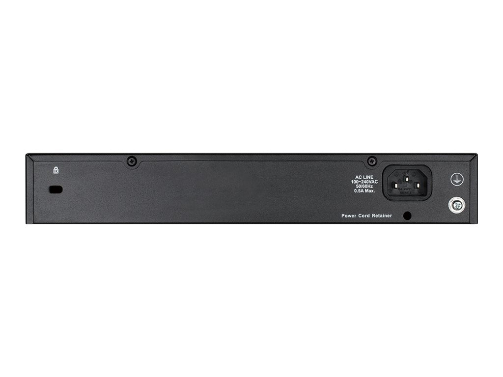 D-LINK DES-1016D 16-Port Fast Ethernet unmanaged Switch Rückansicht