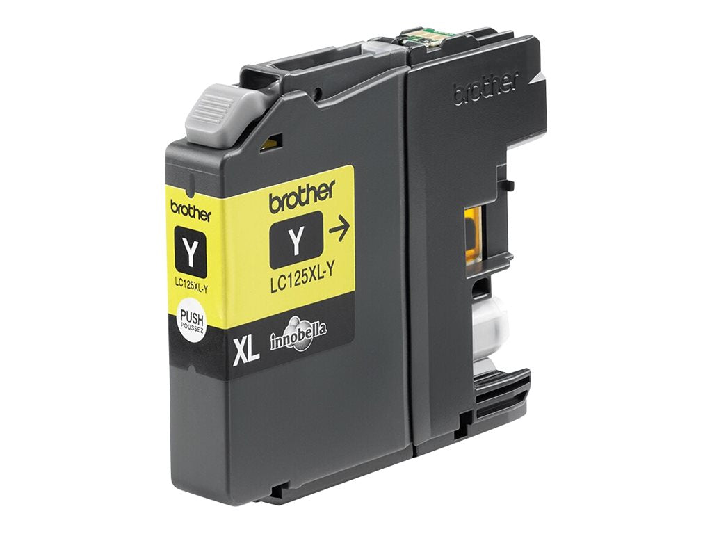 BROTHER LC125XLY Tinte yellow auf Drucker