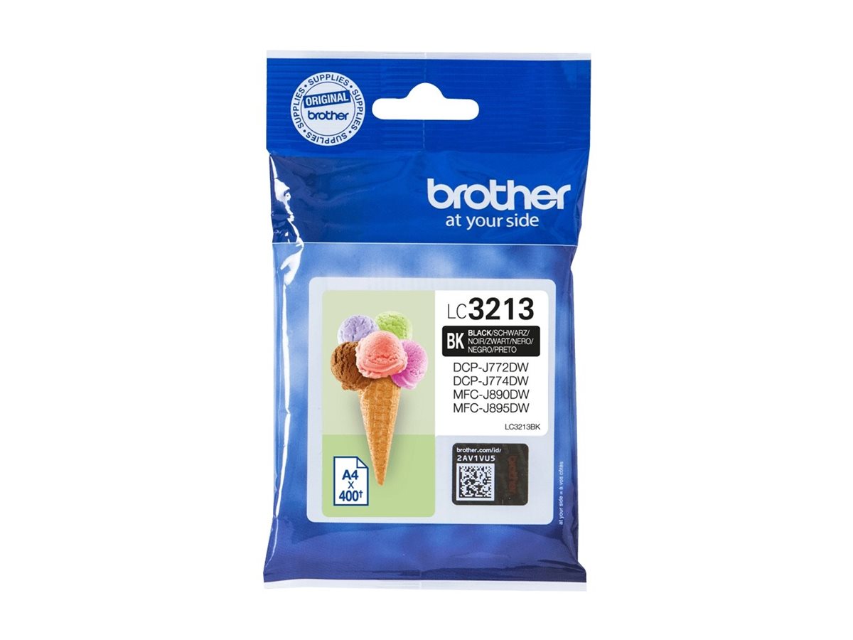 BROTHER LC3213BK Tintenpatrone Verpackung