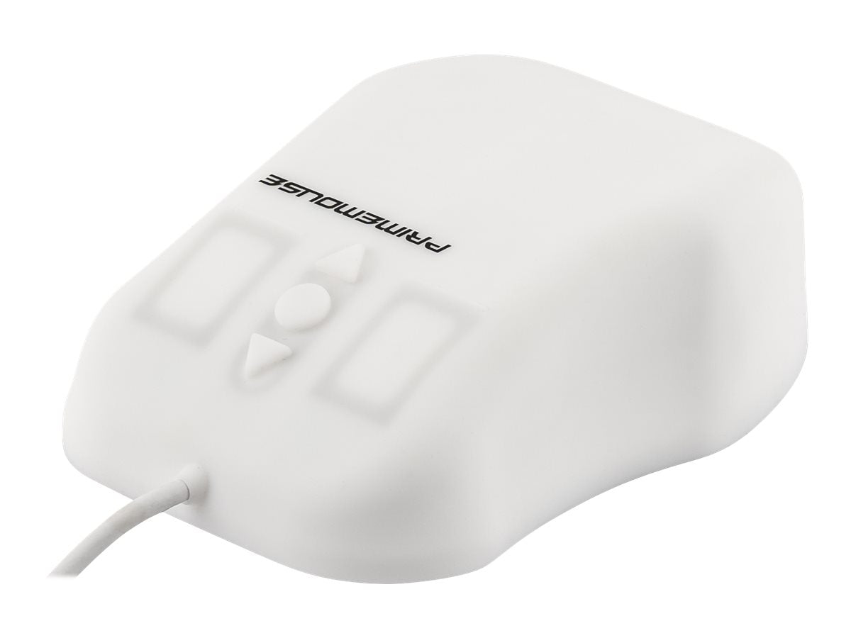 GETT GCQ PrimeMouse Silikon Maus Scrollfunktion IP68 wasserdicht desinfizierbar optisch USB Farbe weiss