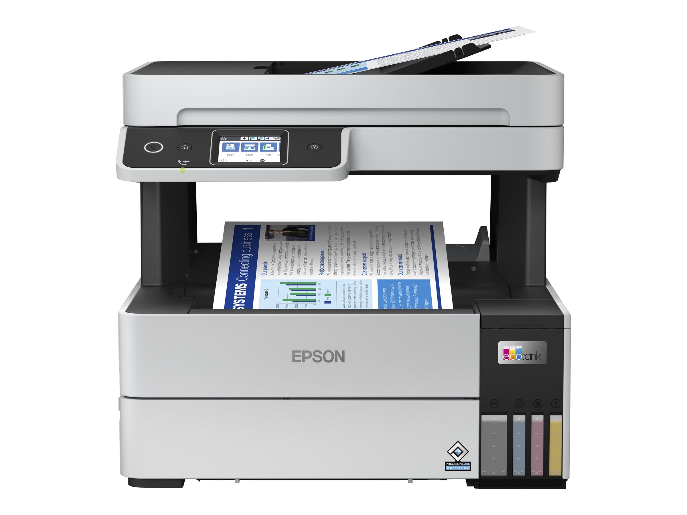 EPSON EcoTank ET-5170 Multifunktionsdrucker mit geöffnetem Papierfach