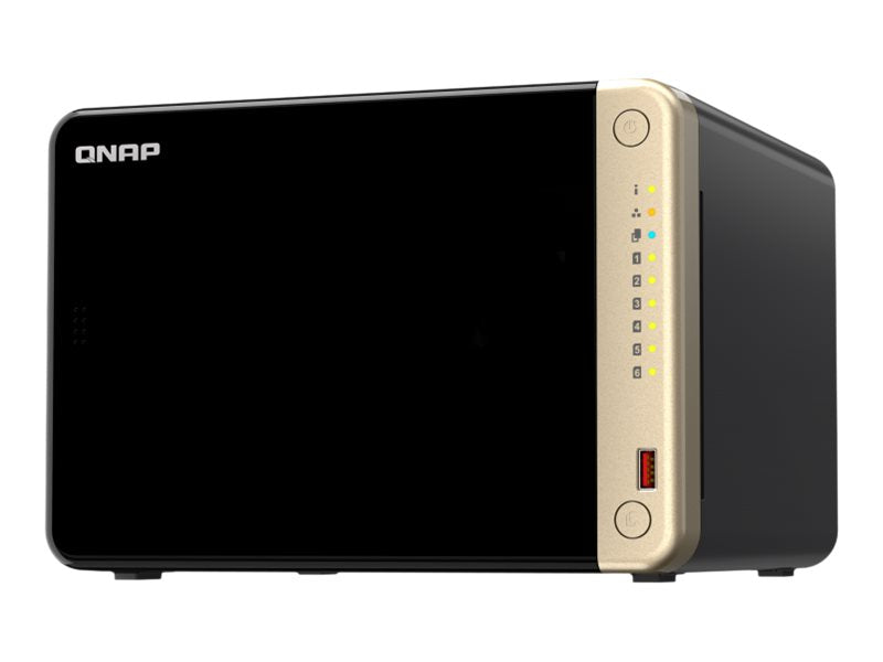 QNAP TS-664-8G NAS-Server Vorderansicht