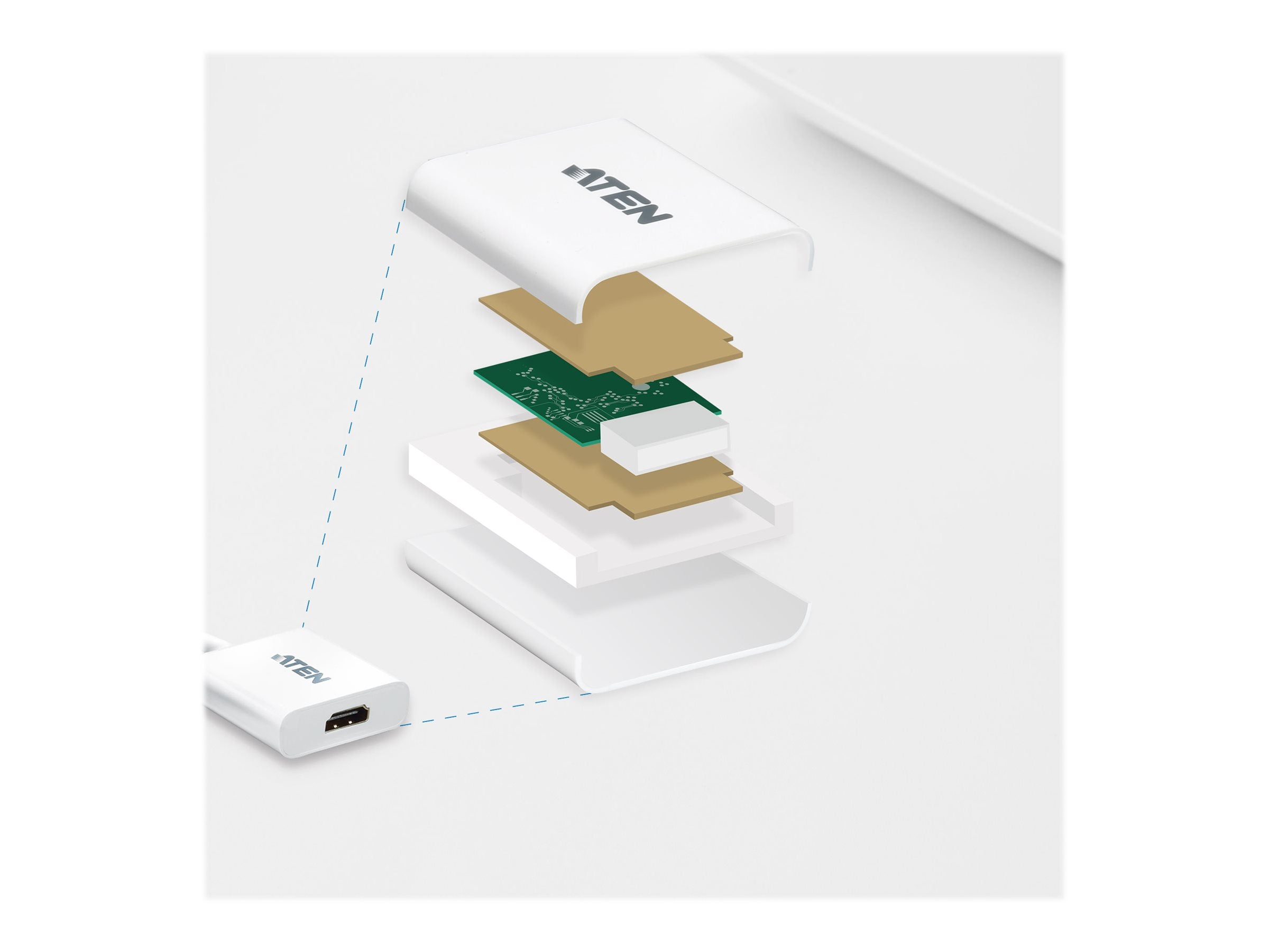 ATEN DisplayPort to HDMI Adapter Verpackung