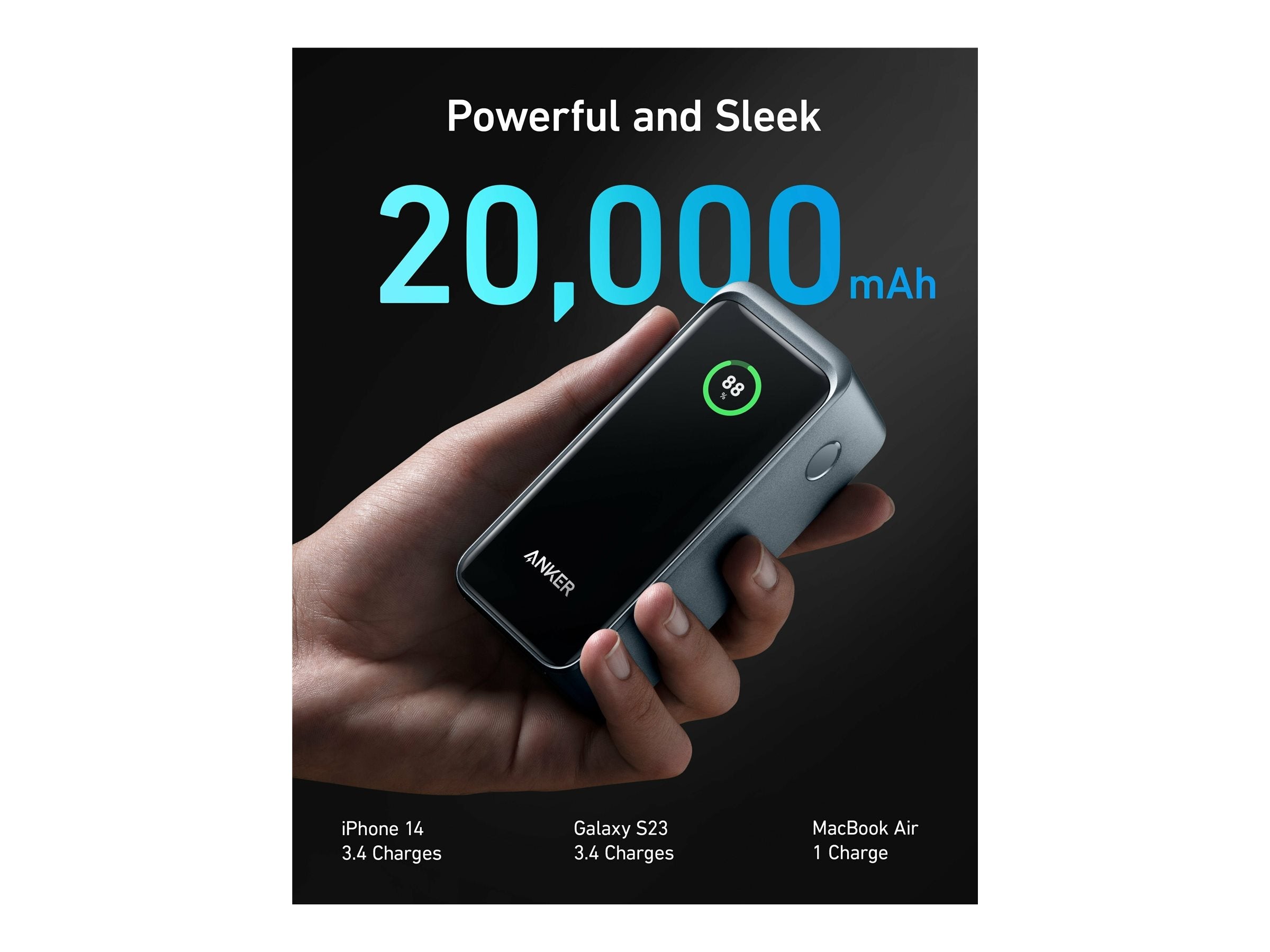 ANKER Prime PowerBank Vorderansicht