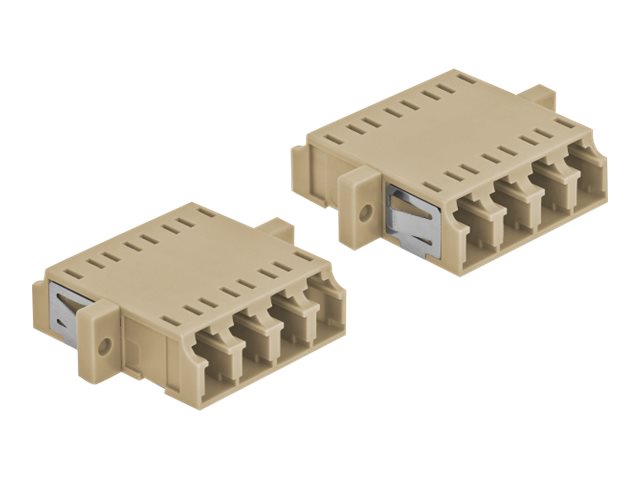 DELOCK LWL Kupplung LC Quad Buchse Verpackung