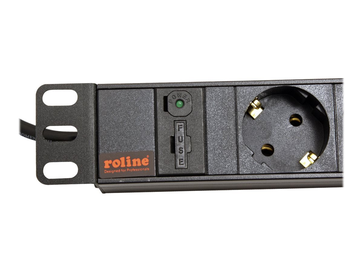ROLINE 48,26cm 19Zoll Steckdosenleiste Detailansicht
