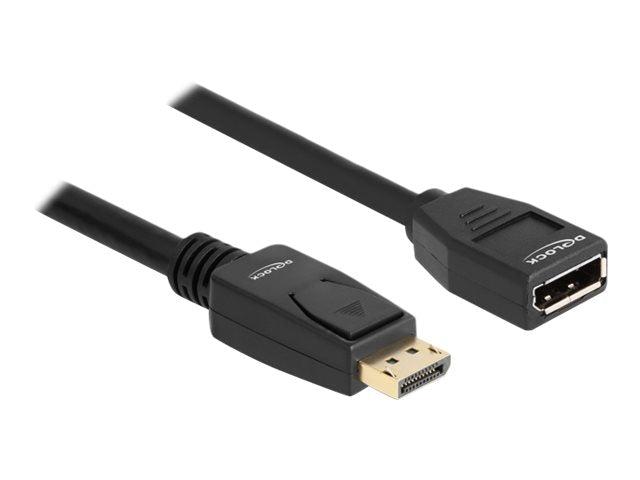DELOCK DisplayPort 1.2 Verlängerungskabel 4K 60 Hz 5m - Vorderansicht