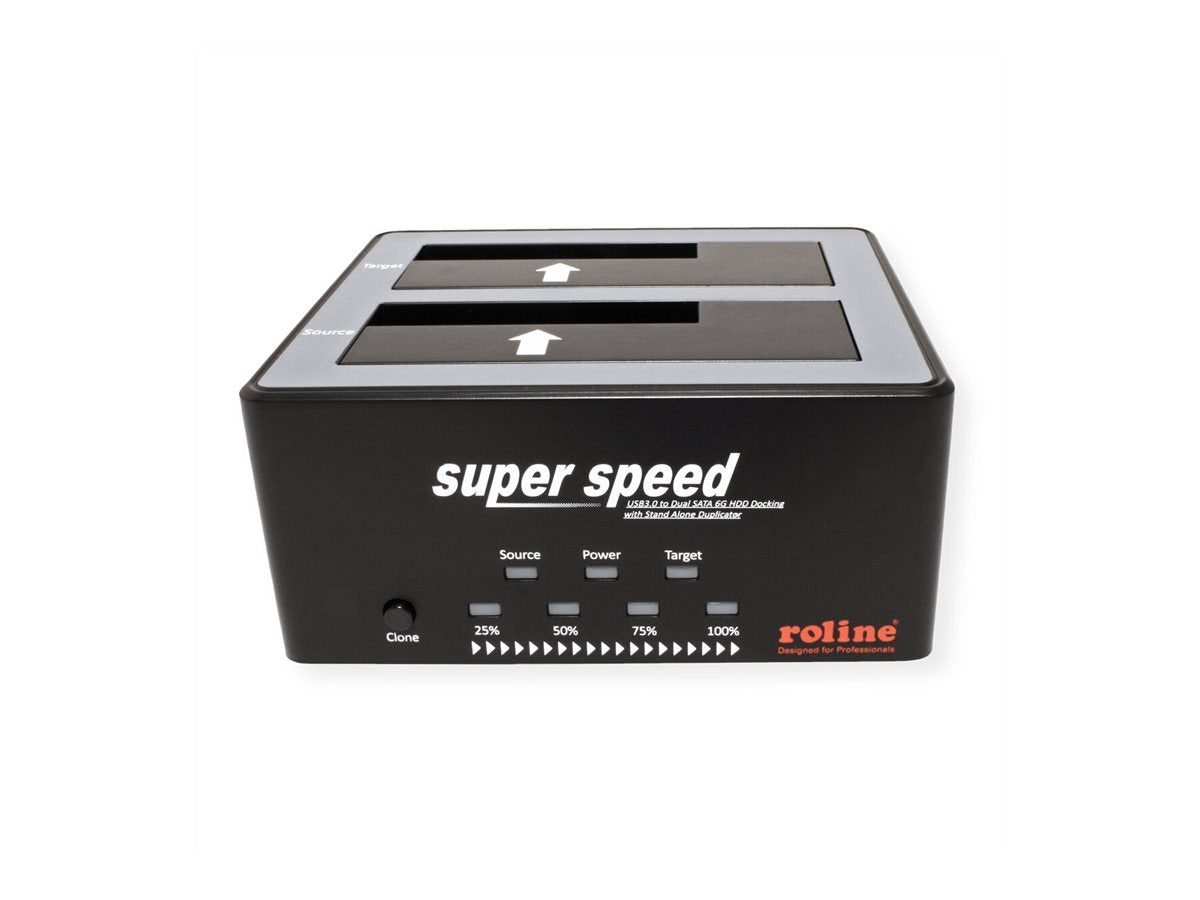 ROLINE 6,35/8,89cm HDD/SSD Docking Station Verpackung