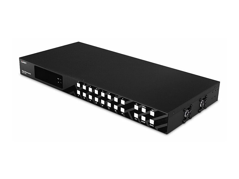 LINDY 16x16 HDMI 4K60 Matrix Anschlussmöglichkeiten