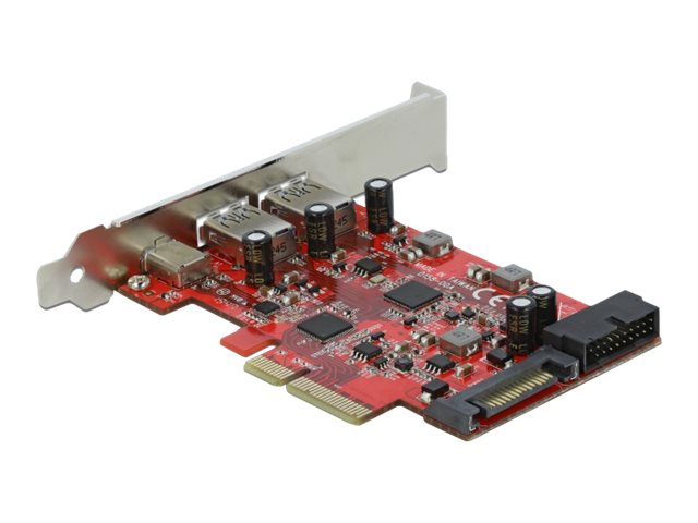 DELOCK PCI Express x4 Karte Rückansicht