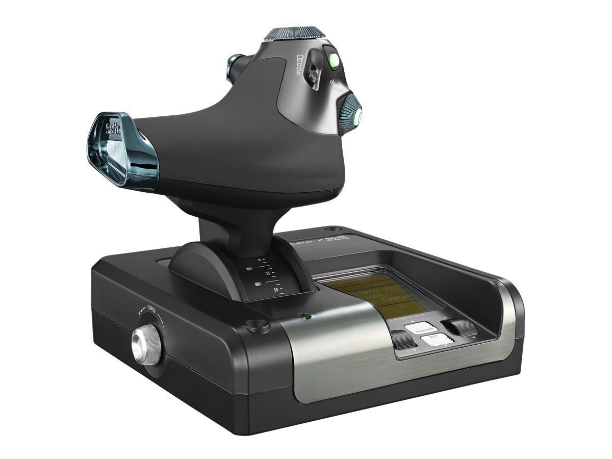 LOGITECH X52 Professional H.O.T.A.S. Joystick Vorderansicht
