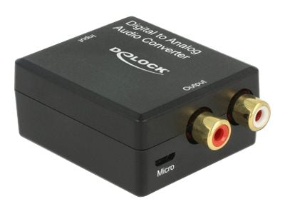 DELOCK Audio Konverter Digital > Analog HD - Vorderansicht
