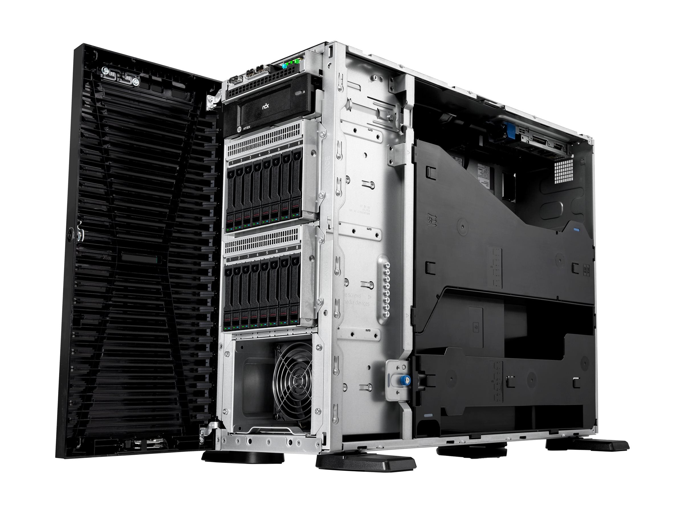 HPE ProLiant ML110 Gen11 Tower Xeon-B 3508U 8-Core 2.1GHz 1x32GB-R 4xLFF Hot Plug 2x2TB HDD VROC 2x1000W Server