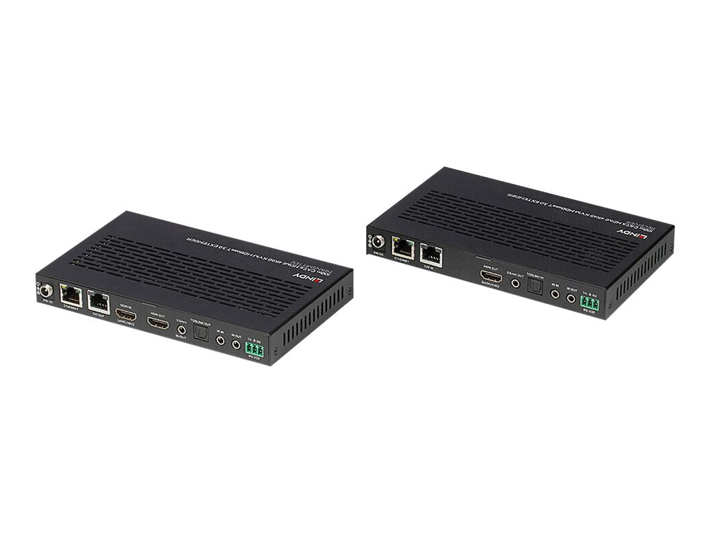 LINDY 100m Cat.6A HDMI 4K60 HDBaseT 3.0 KVM Extender Detailansicht