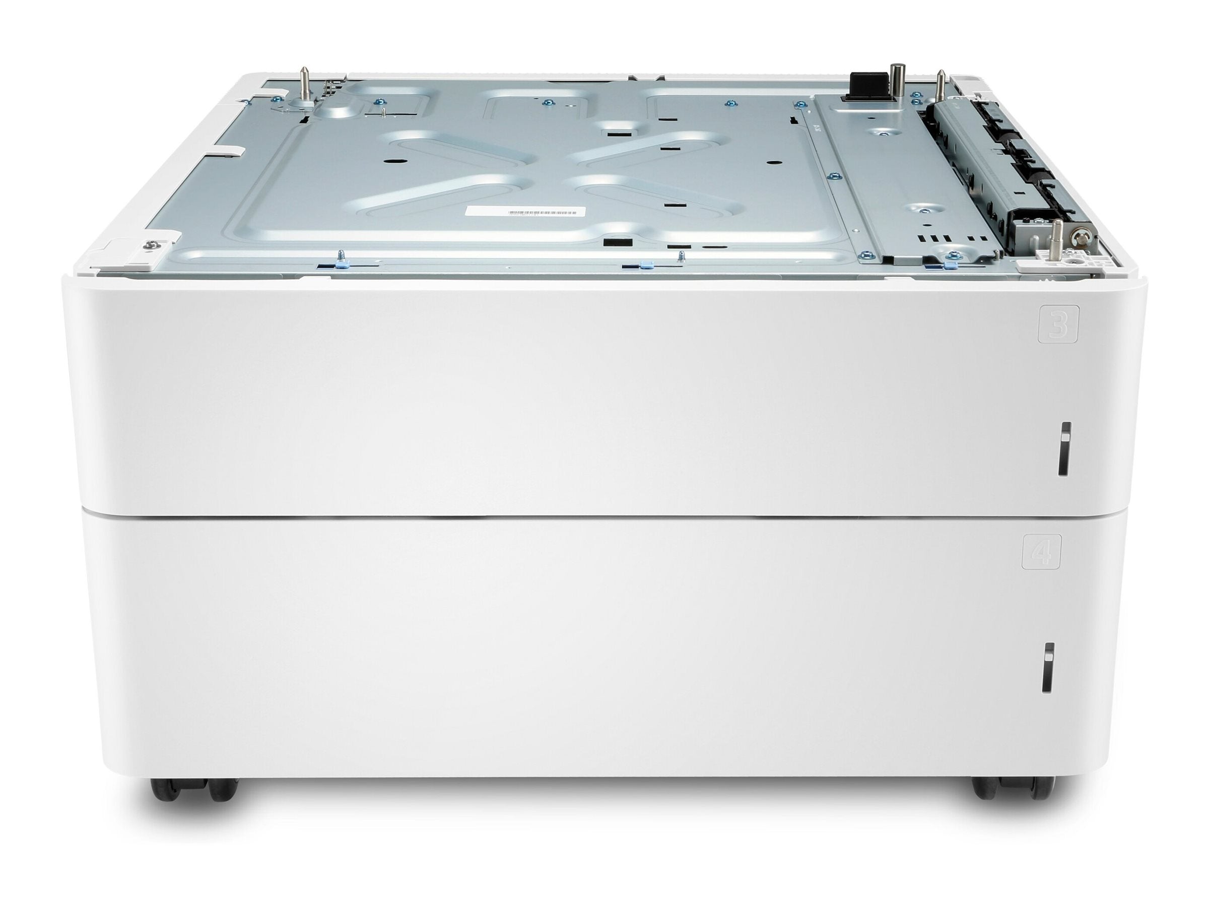 HP LaserJet 2x550 Sht Ppr Tray und Stand - Seitenansicht