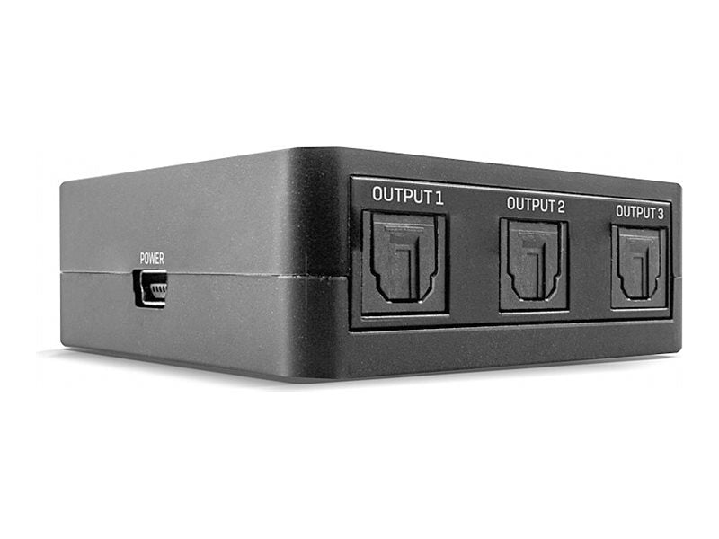 LINDY 3 Port TosLink Optisch Digitaler Audio Splitter - Vorderansicht