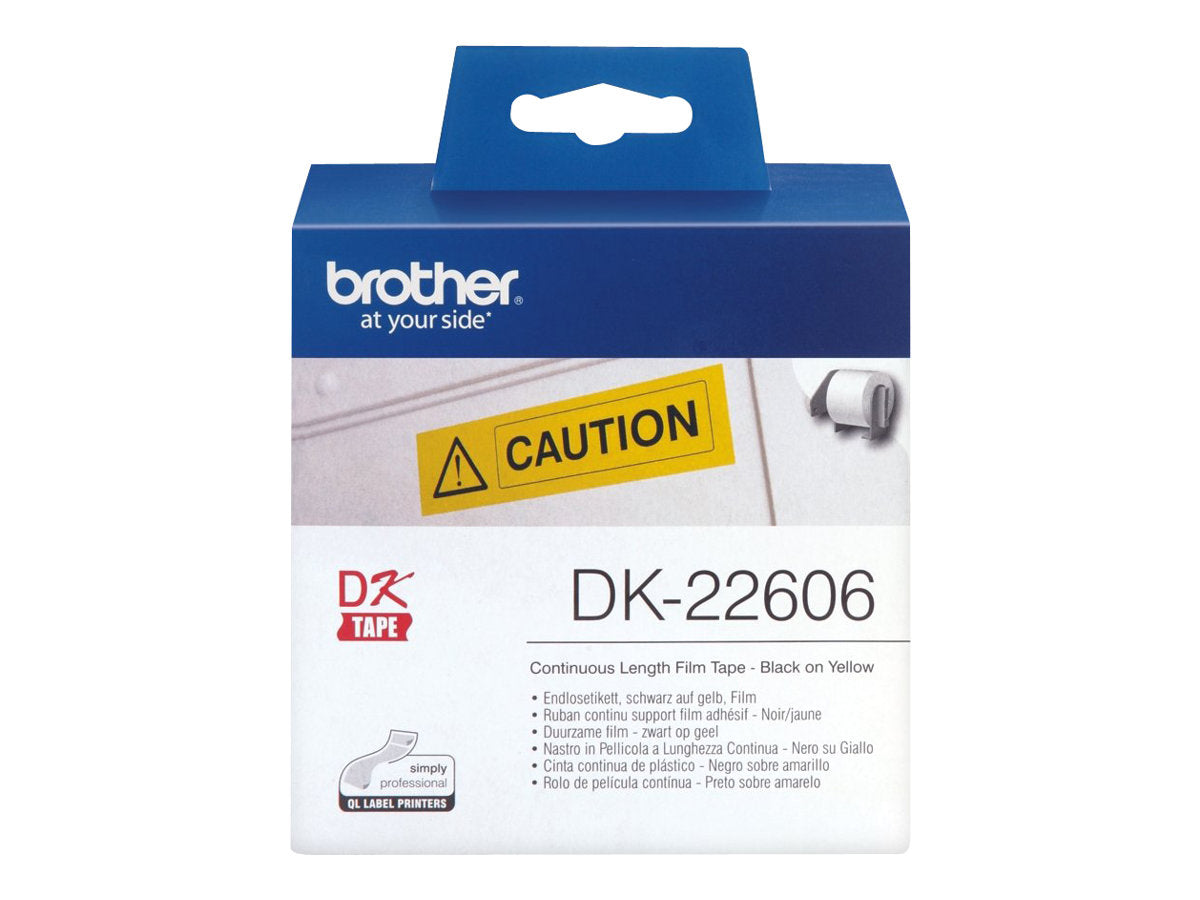 BROTHER P-Touch DK-22606 gelb continue length film Detailansicht