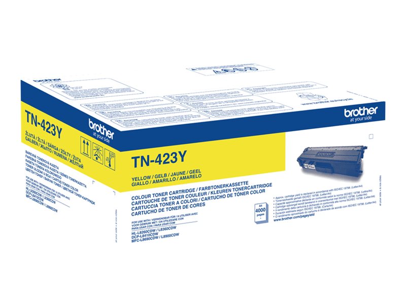 BROTHER TN-423Y Tonerkassette Gelb Verpackung