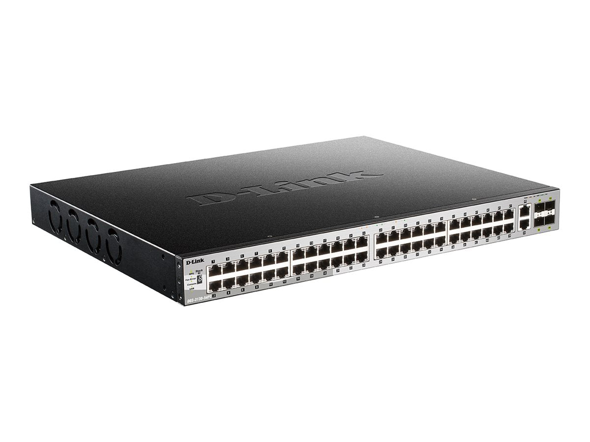 D-LINK DGS-3130-54PS/E Switch Vorderansicht