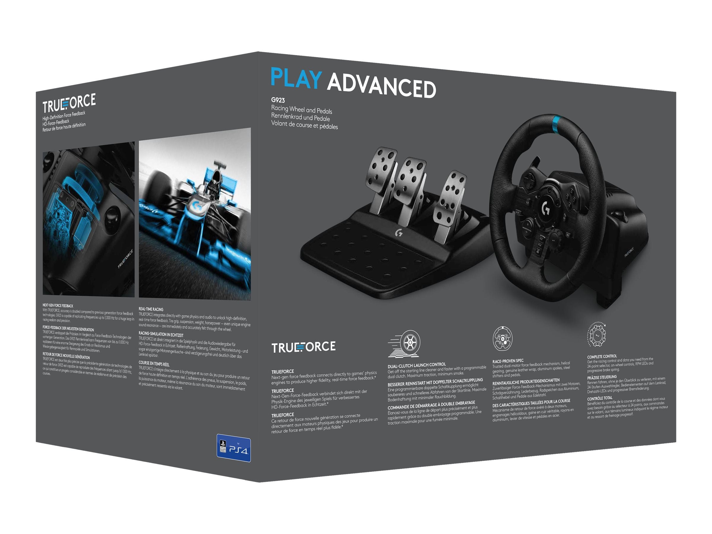 LOGITECH G923 Pedale Detailansicht