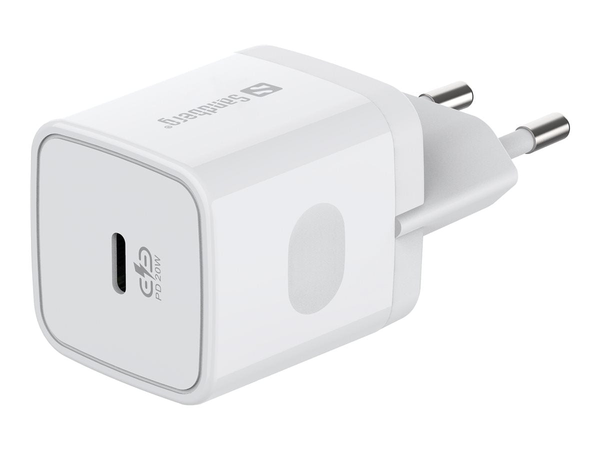 SANDBERG USB-C AC Charger PD20W SAVER - Vorderansicht