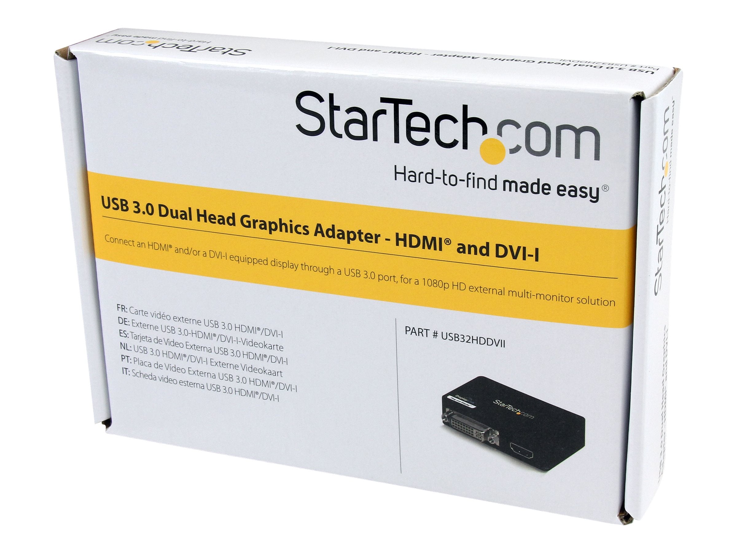 STARTECH.COM USB 3.0 auf HDMI DVI Video Adapter Detailansicht