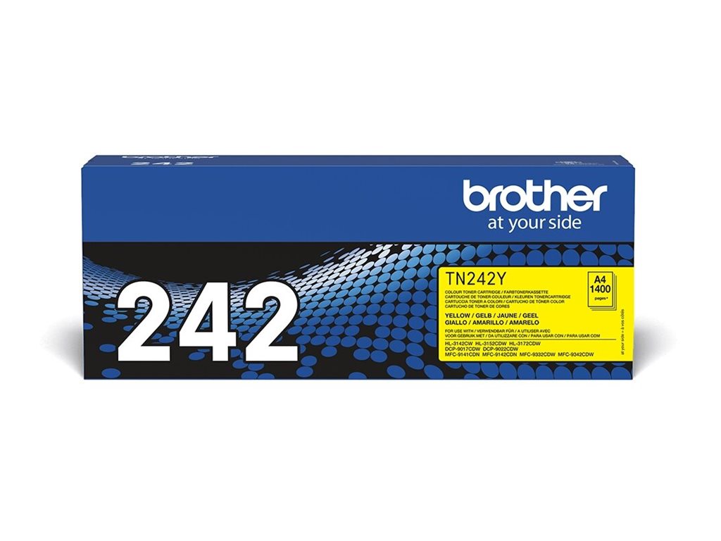 BROTHER TN242Y Toner Gelb Vorderansicht