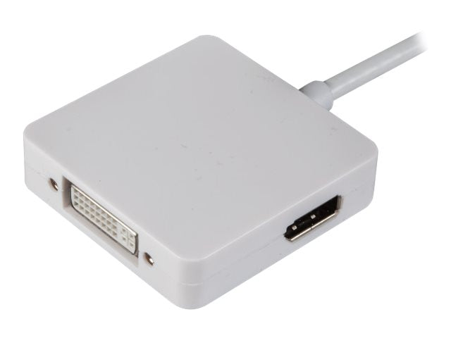 EFB Adapter Mini Display Port 3fach auf HDMI DVI Displayport Adapter - Vorderansicht