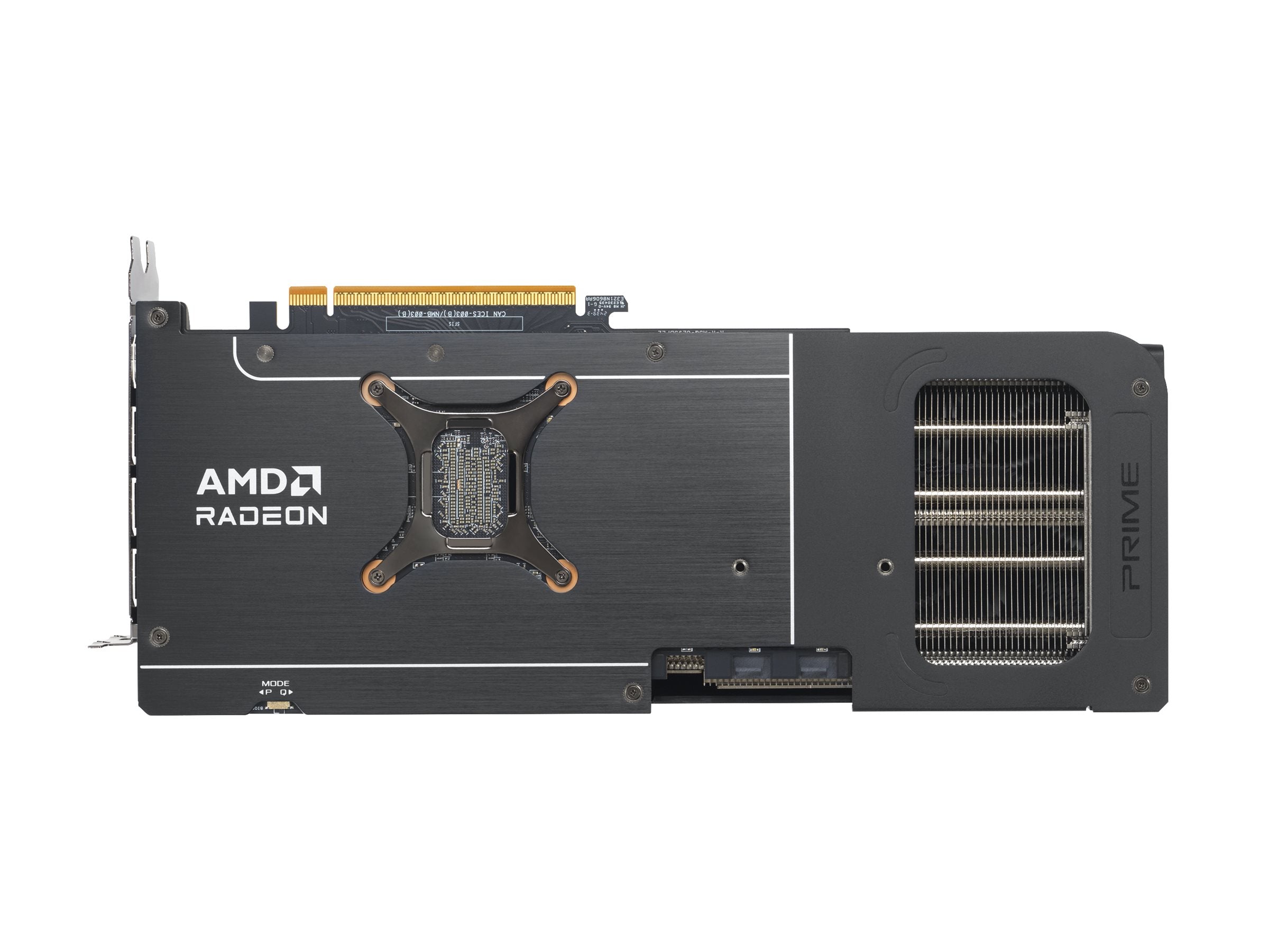 ASUS PRIME RX 9070 OC 16GB EVO GDDR6 Anschlussansicht