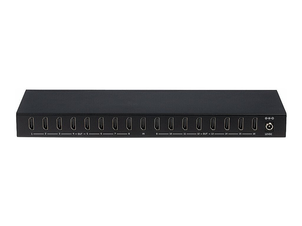 LINDY 16 Port HDMI 4K60 Splitter Vorderansicht