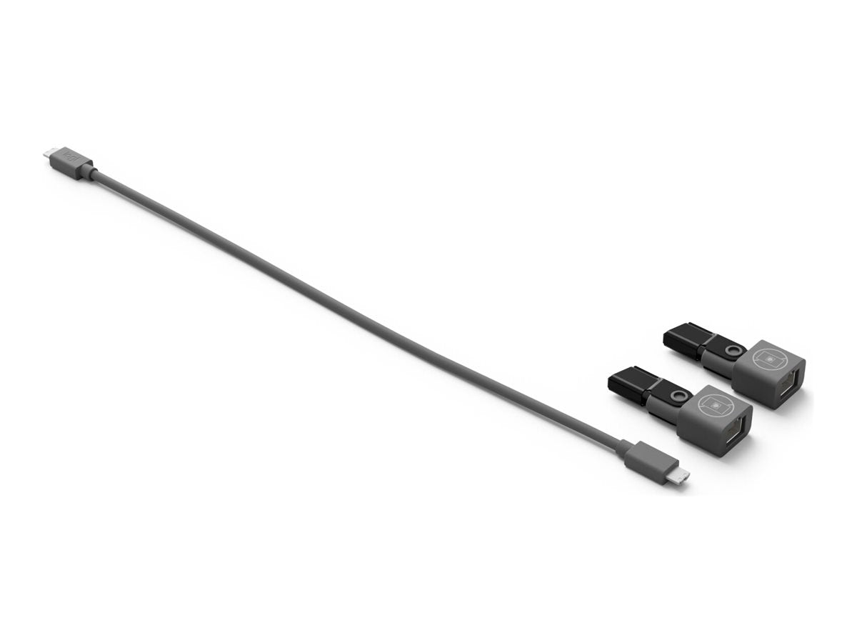 LOGITECH Rally Mic Pod Cat Coupler Black Seitenansicht