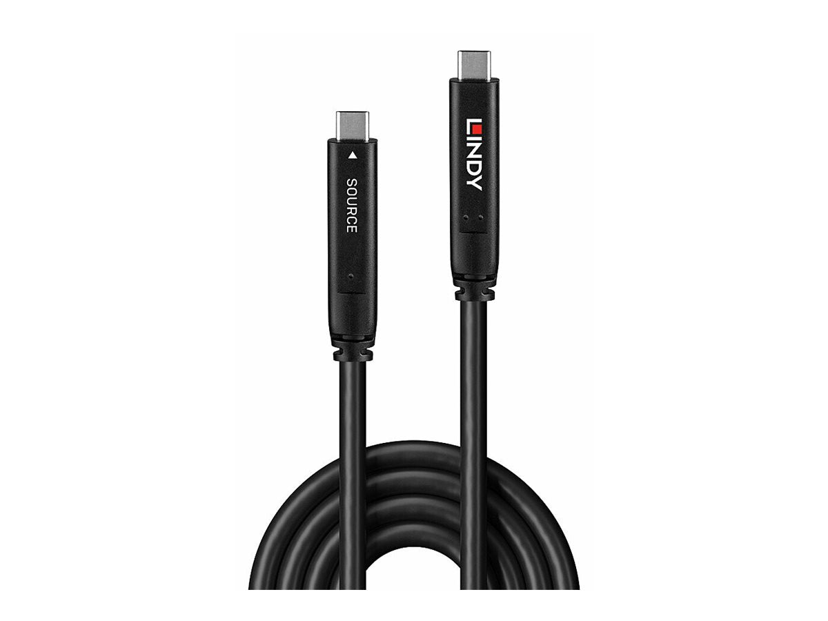 LINDY 8m USB 3.2 Gen 1 and DP 1.4 Type C Hybrid Cable Verpackung