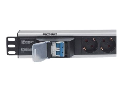 INTELLINET 48,3cm 19Z Steckdosenleiste 6-fach Detailansicht