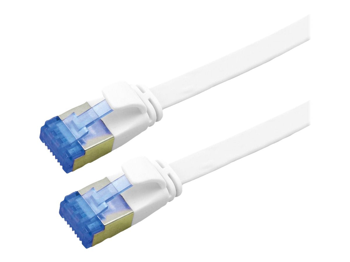 VALUE Patchkabel Kat.6A Class EA FTP extra-flach weiss 2m - Vorderansicht