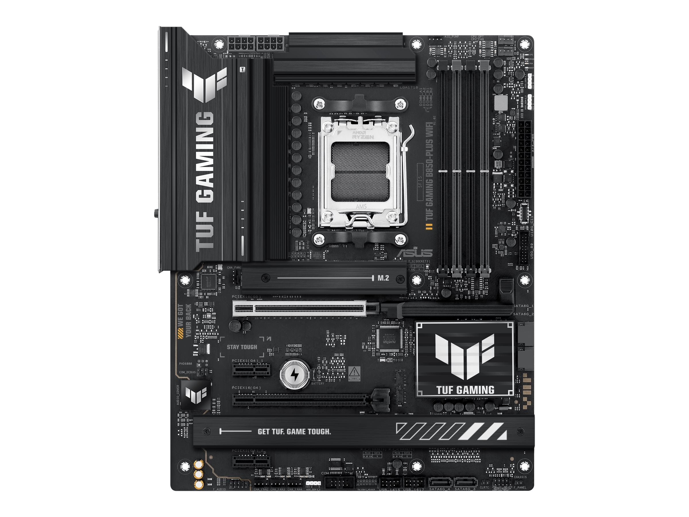 ASUS TUF GAMING B850-PLUS WIFI AM5 DDR5 ATX MB Vorderansicht