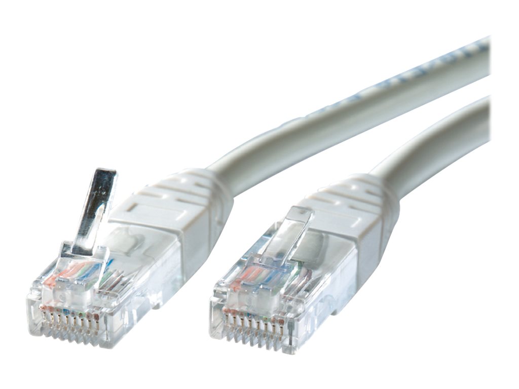 ROLINE Patchkabel Kat.5e Class D UTP grau 0,5m - Verpackung