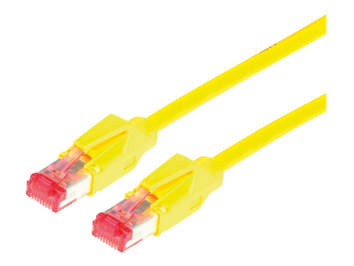 DRAKA Patchkabel Kat.6 Class E HP-FTP UC400 LSOH gelb 2m - Vorderansicht