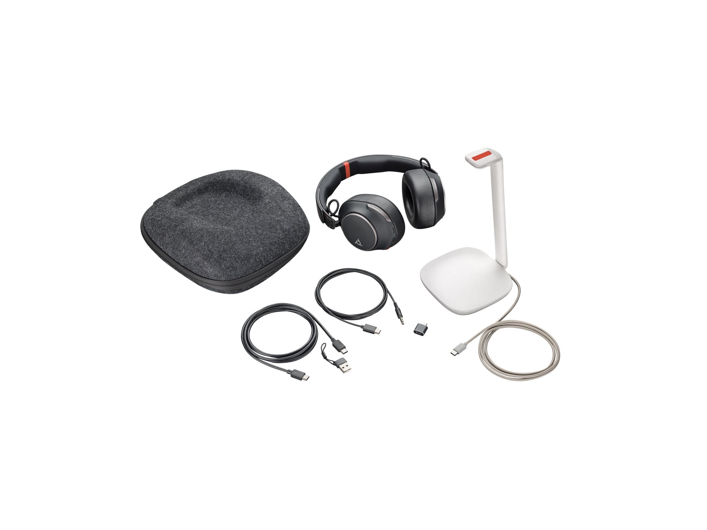 HP Poly Voyager Surround 85 UC USB-C Headset Vorderansicht
