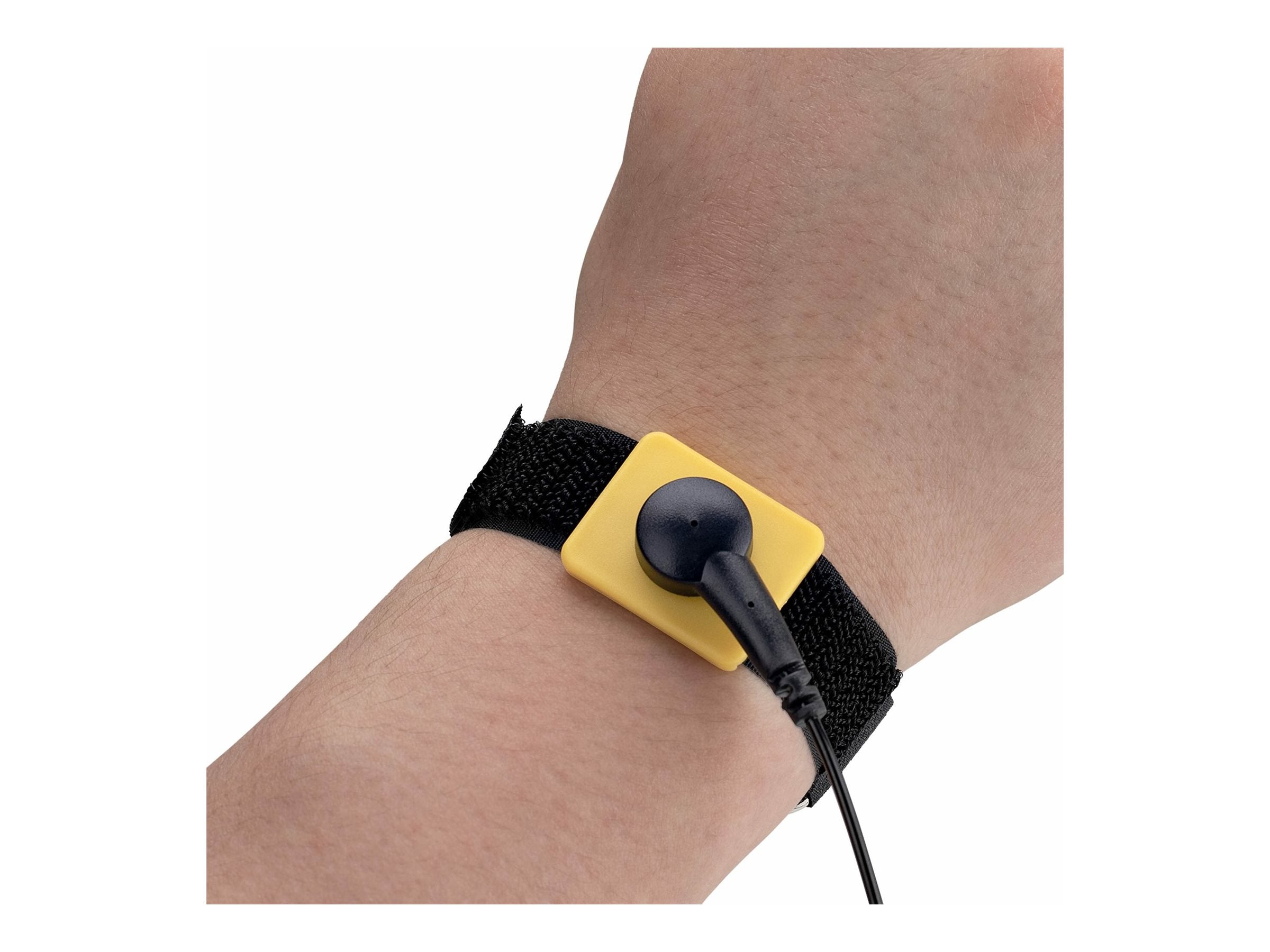 STARTECH.COM Antistatisches ESD-Handgelenkband mit Erdungskabel ESD-Armband mit 1