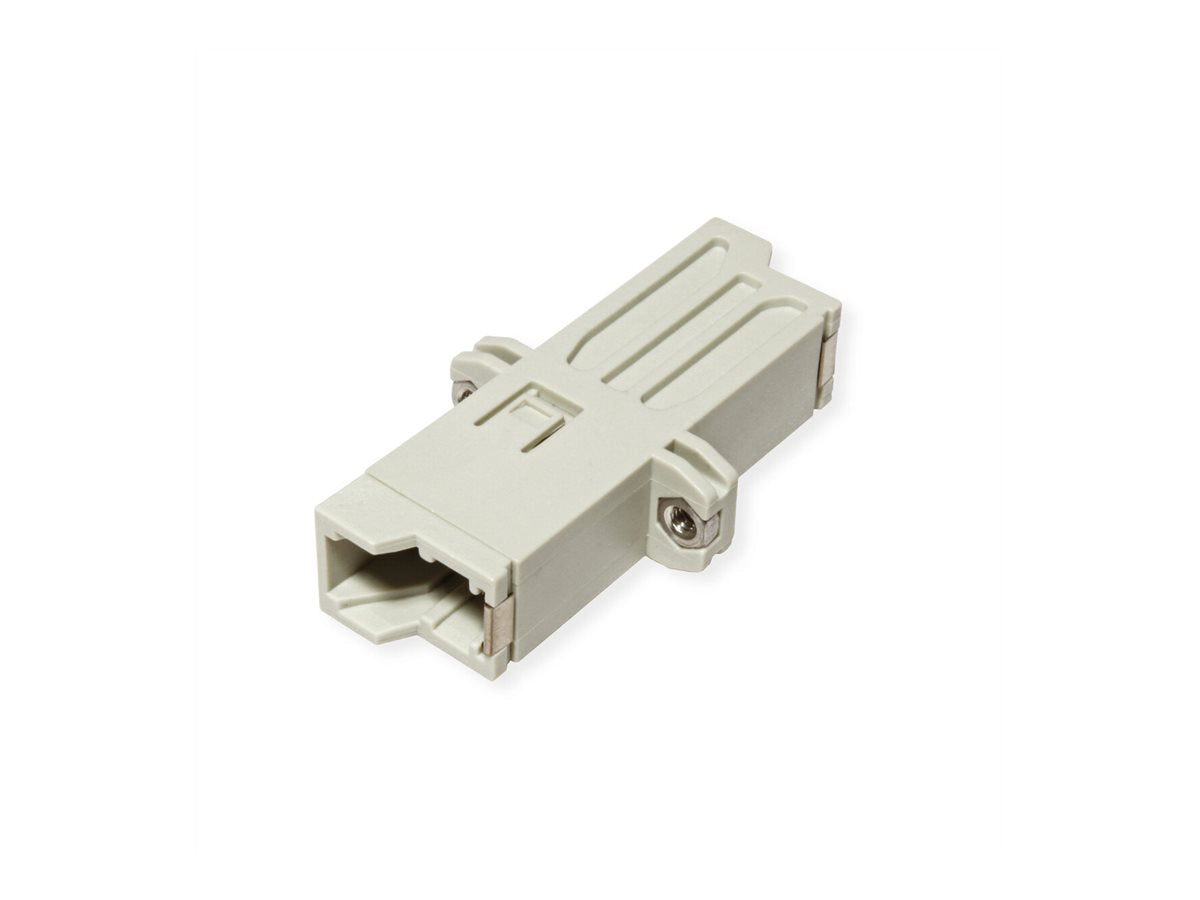 ROLINE LWL-Kupplung LSH Simplex beige Multimode - Vorderansicht